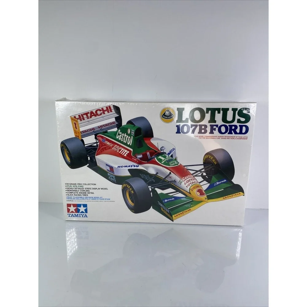 Tamiya‎ | 1:20 | 1993 Lotus 107B Ford | Formula 1 Car | Factory Packed & Sealed